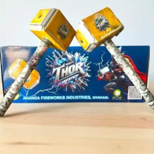 Mighty Thor (2pc Crackling Hammer) (1) Mighty Thor (2pc Crackling Hammer) - Image 1